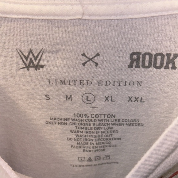 LIMITED EDITION WWE x ROOK Ric Flair T-Shirt Woooooo! Sz L HTF Retro Collectible - Picture 4 of 14
